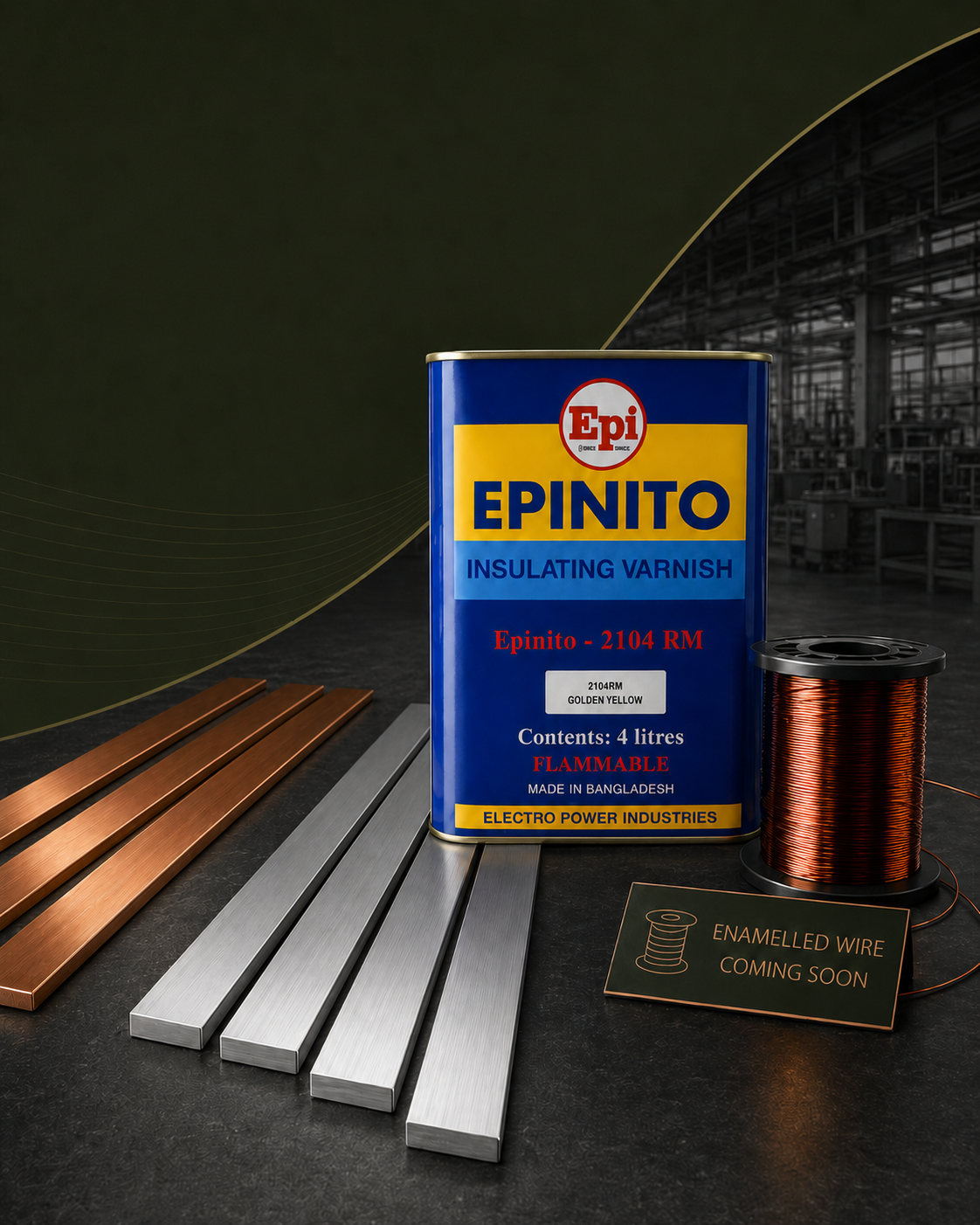 Enamelled copper wire spools